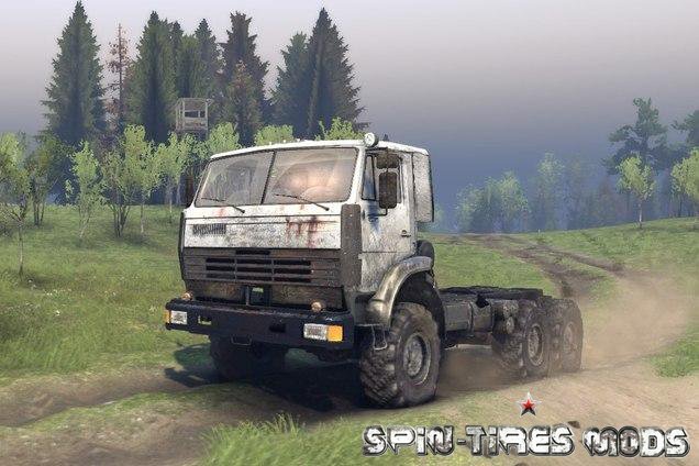 Скачать мод на грузовик КамАЗ-4311 для Spin Tires 2014