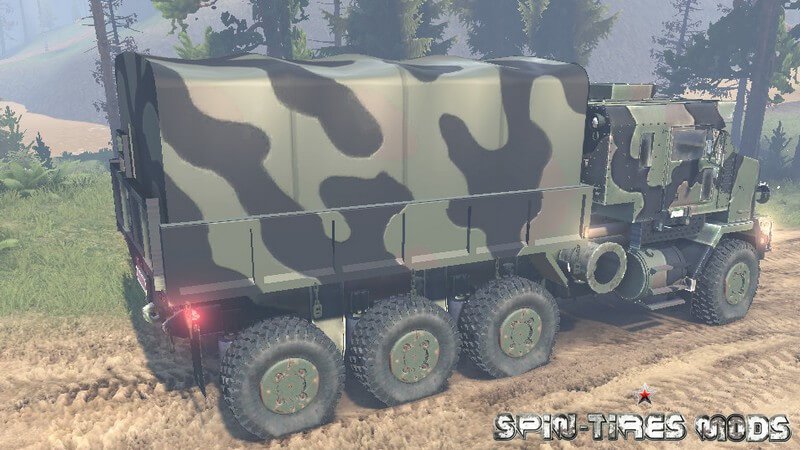 Военный транспортер Oshkosh M1070 HET для Spin Tires 2015 (обновлено для 03.03.16)