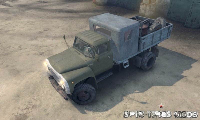 Скачать мод на грузовик ГАЗ-53 для Spin Tires 2014 (обновлено для 03.03.16)