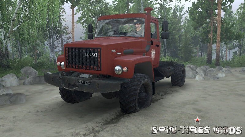 Грузовик ГАЗ-3308 «Садко» v.2.0 для Spin Tires 2016 (03.03.16)