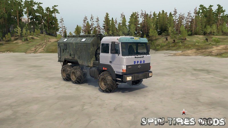 Грузовик Урал-44202 для Spin Tires MudRunner