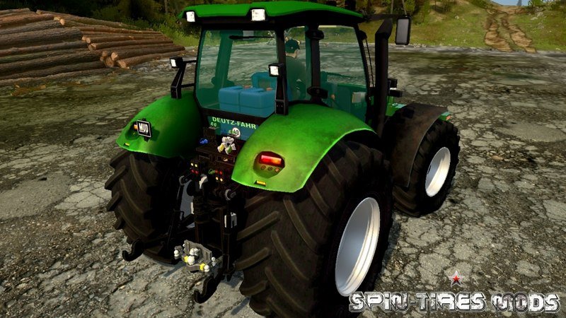 Трактор Deutz-Fahr Agrotron M620 для Spin Tires MudRunner