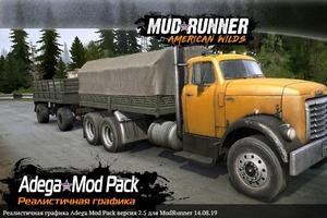 Мод на реалистичную графику Adega Mod Pack для Spin Tires MudRunner