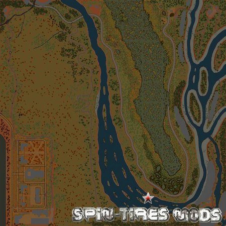 Карта Autumn (Осень) для Spin Tires MudRunner